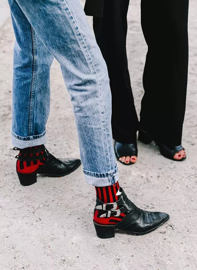 还在露脚踝露袜子高级又时髦,今冬不流行露脚踝了露袜才更时髦