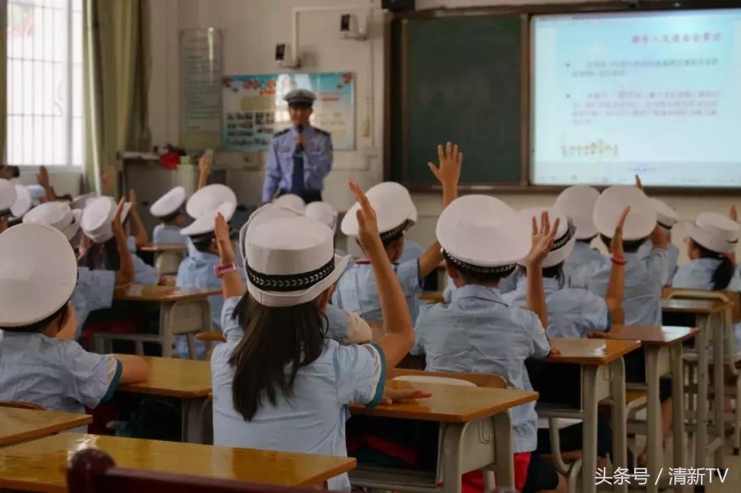 小学生当交警感受,成为交警