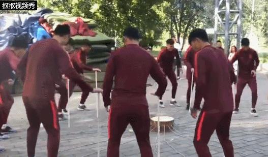 国足集训备战12强赛集训名单,国足集训画面