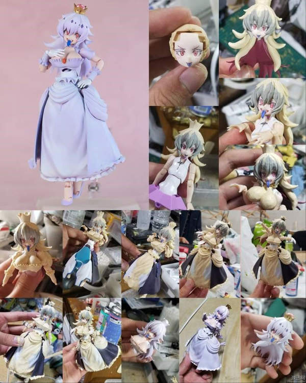 手工制作手办僵尸,幽灵公主手办制作