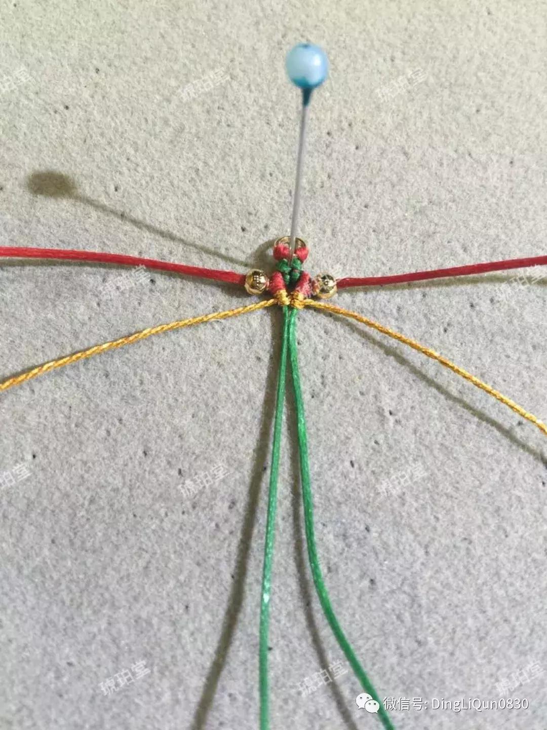 编绳教程铃铛,编绳教程防烫