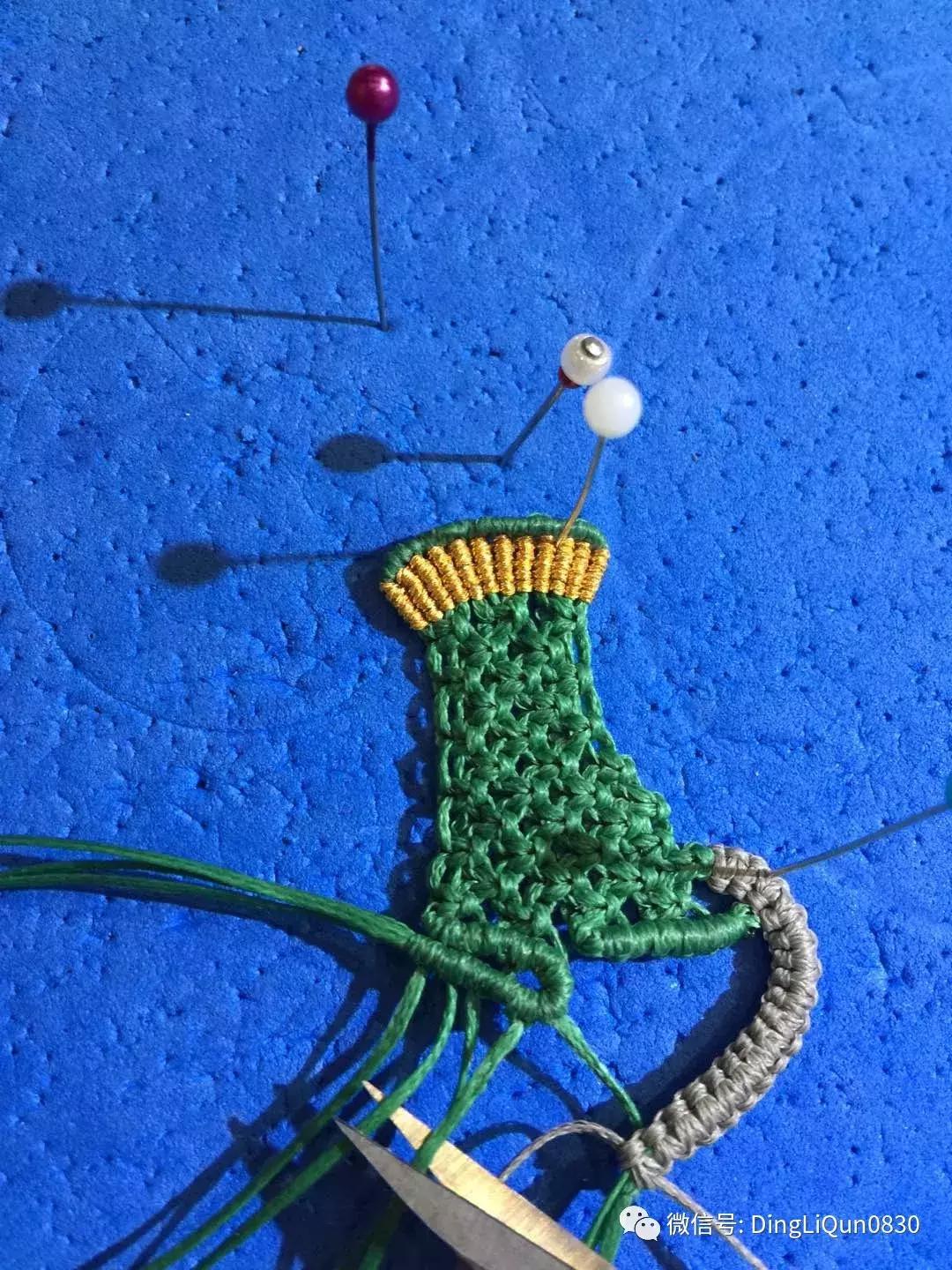 编绳教程铃铛,编绳教程防烫