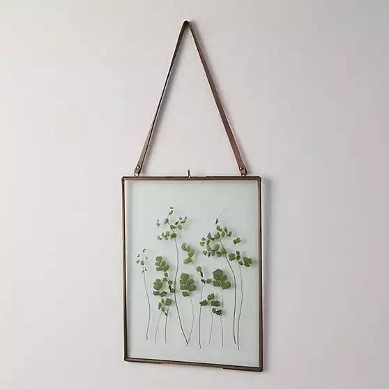 干花工艺画教程,干花做标本画