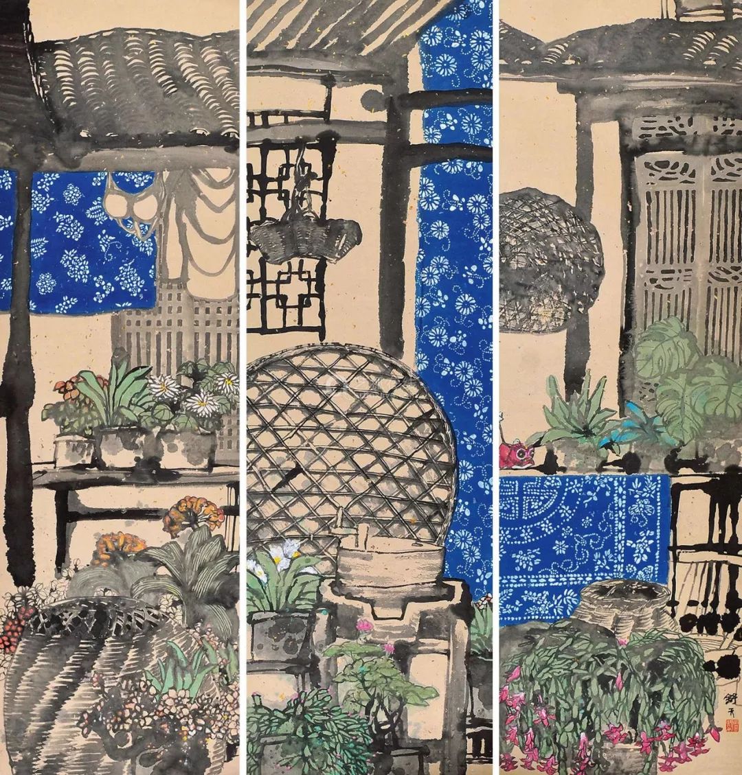 曹天舒水墨画欣赏,曹天舒水墨作品