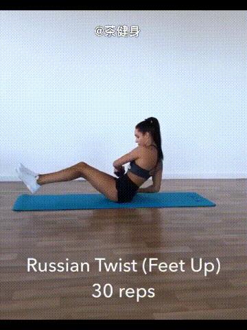 8个动作4分钟练腹部,核心训练减腹部赘肉方法