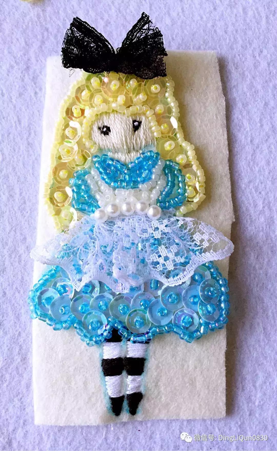 串珠刺绣教程图解,串珠刺绣手工