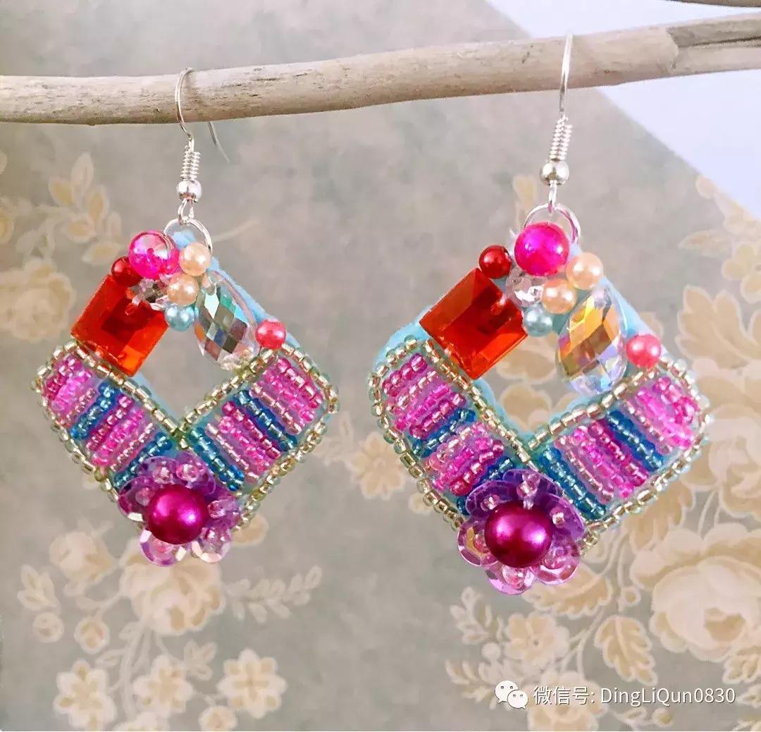 串珠刺绣教程图解,串珠刺绣手工