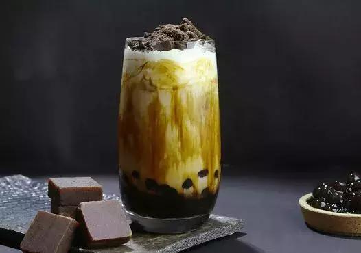 特调抹茶黑糖珍珠奶茶,四季黑糖珍珠奶茶