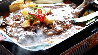 抖音美食一铲子海鲜,抖音100w赞以上视频