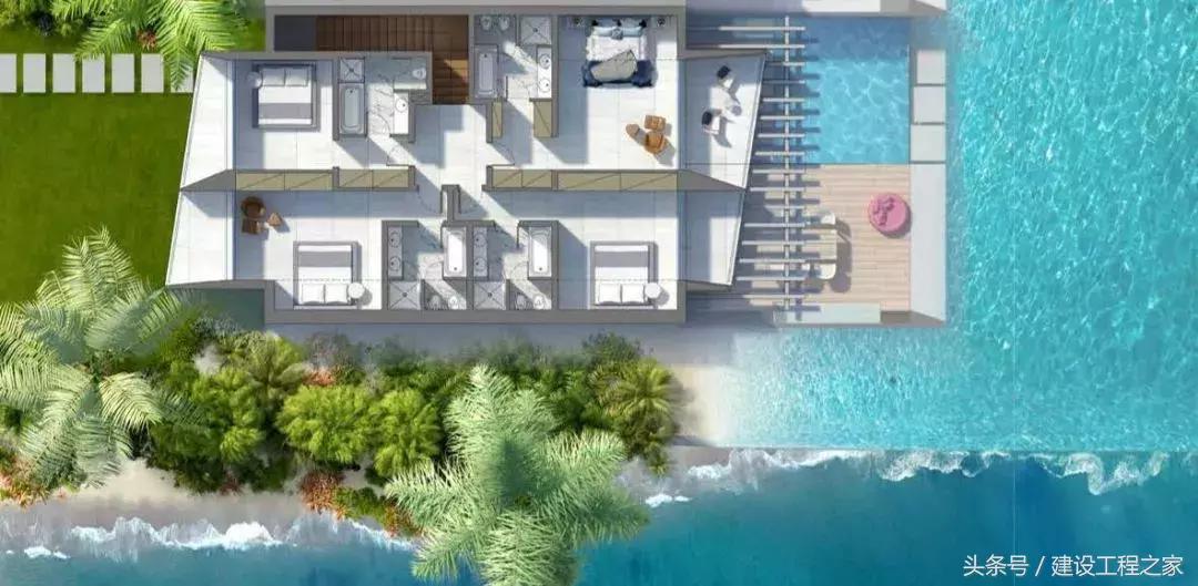 迪拜人工岛建造,迪拜新修的岛屿建筑