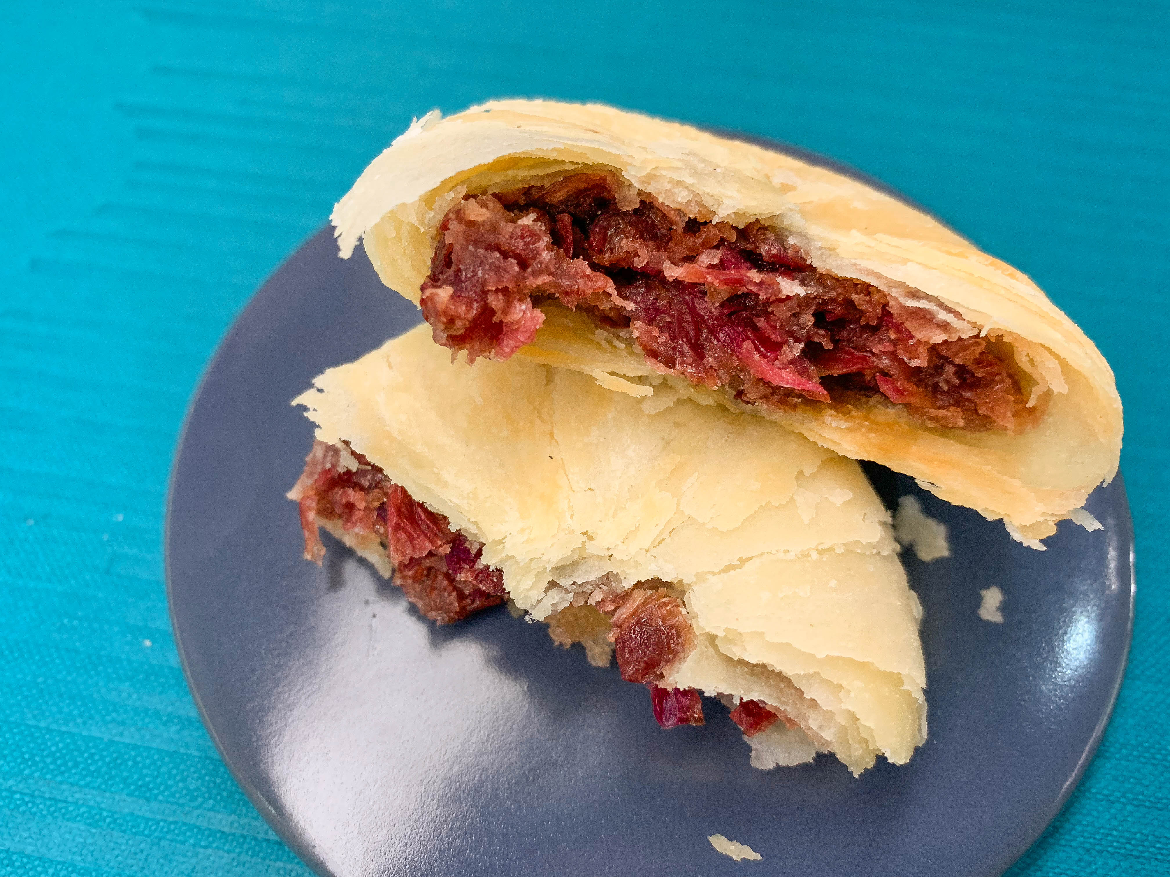 老实人酥脆薄饼测评,低糖鲜花饼测评