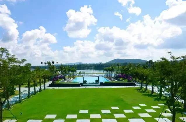 五缘湾逸林希尔顿泳池,无锡希尔顿逸林泳池