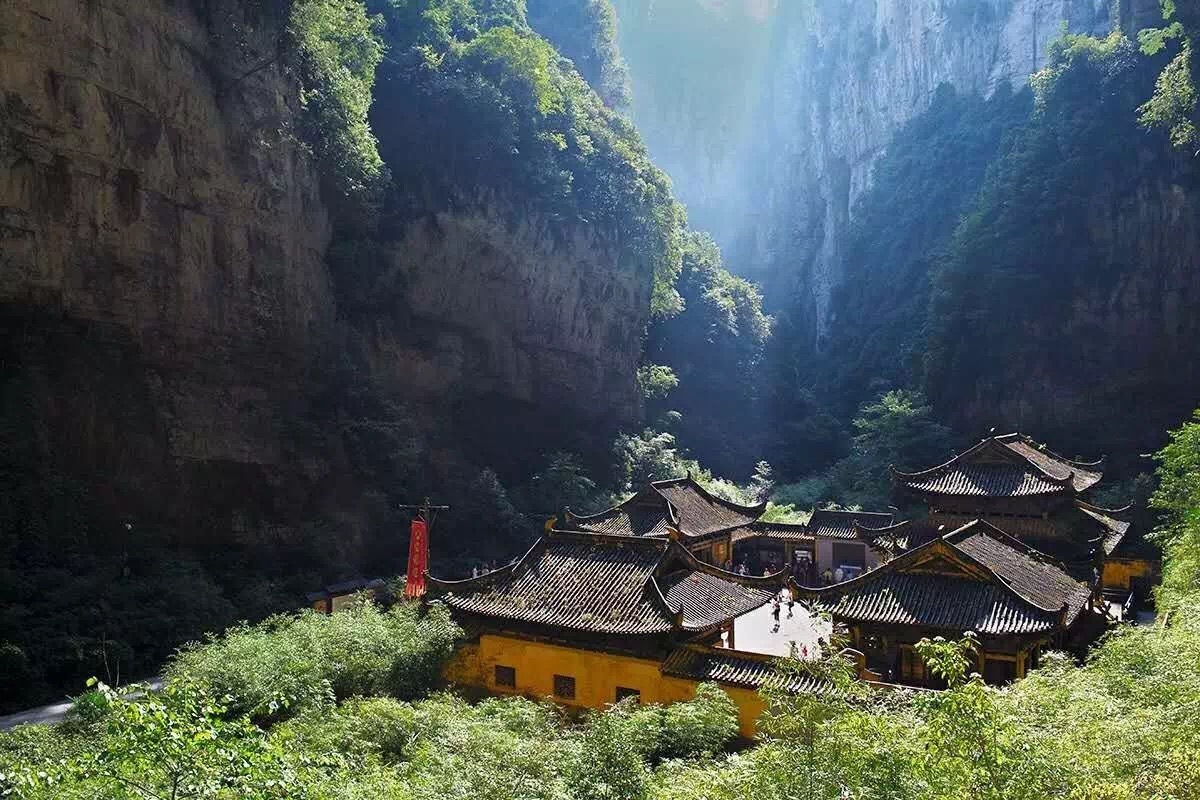 天福官驿在哪个风景区,武隆天坑天福官驿