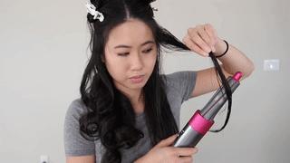 dyson戴森hs05落日玫瑰卷发棒,戴森卷发棒hs01和hs05买哪个好