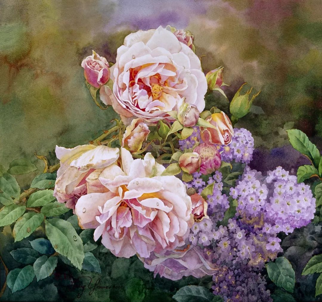 情人节用丙烯画画,情人节教我们画玫瑰