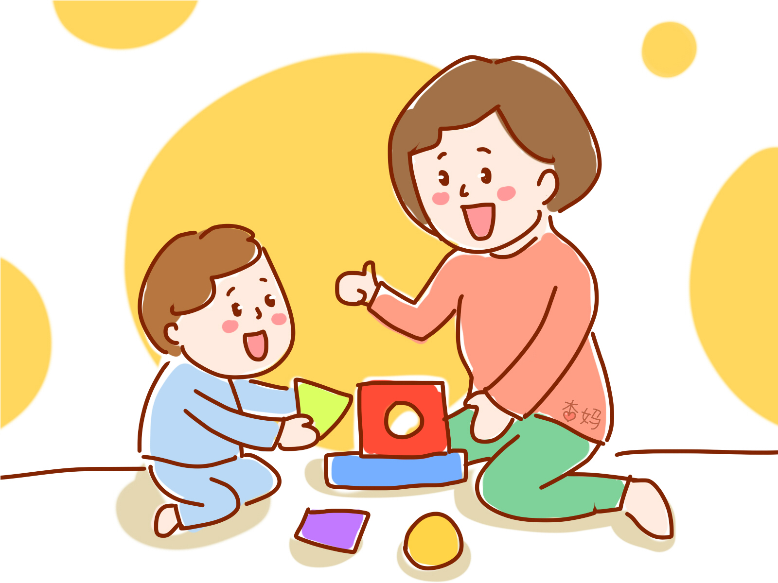 我是你亲妈，可你为啥…………宝宝自有一套“认亲”方式