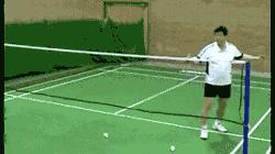 羽毛球网前搓球和勾对角视频教学,羽毛球搓球滚网是实力还是运气