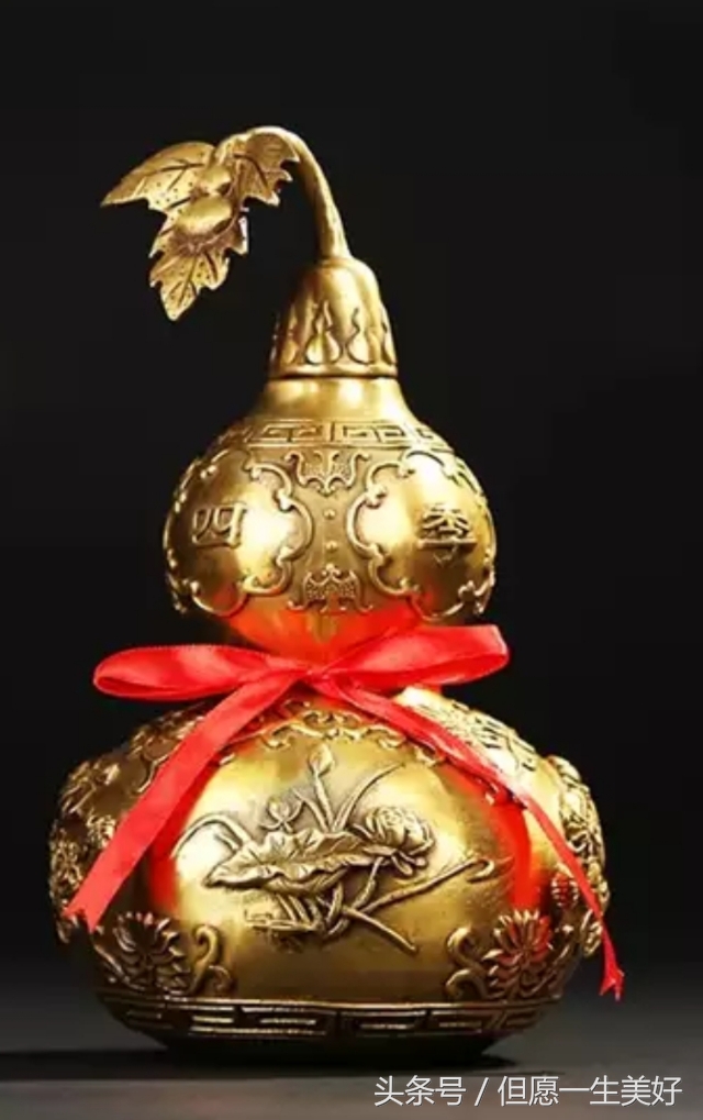 喜事连连纯铜葫芦,转发好运连连诸事顺利