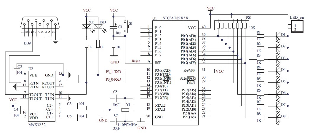 51单片机串口通信是什么协议,51单片机串口通信