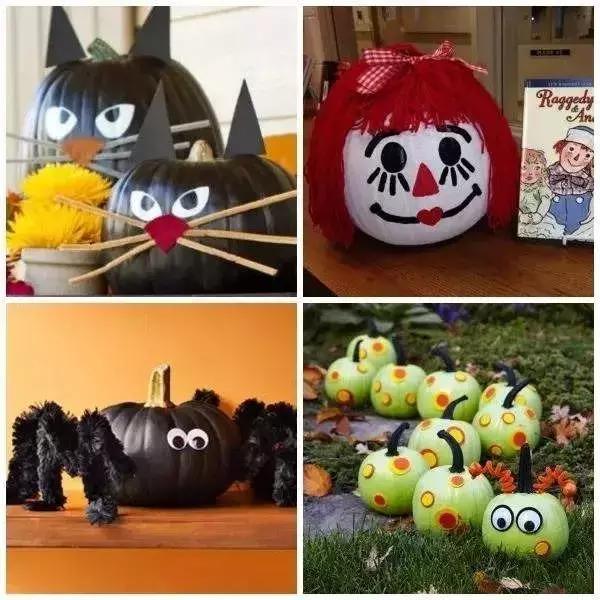 1-2岁万圣节创意手工,万圣节简单手工幼儿园