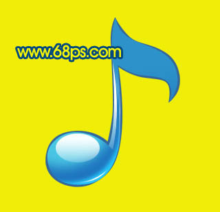 ps怎么做音符小图案,ps制作水晶文字教程