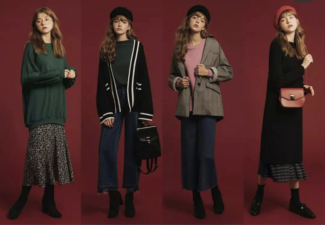 27套春秋休闲减龄穿搭,27套超实用的秋冬基础款穿搭