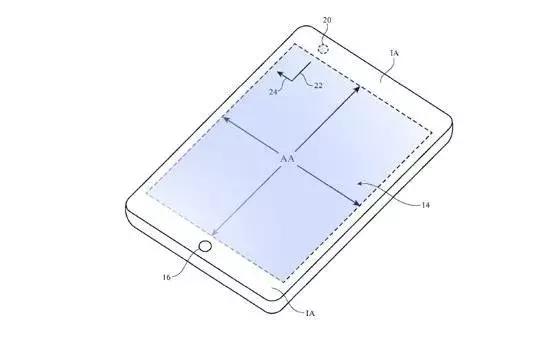 苹果新专利公布无刘海设计全面屏,苹果刘海屏和非全面屏