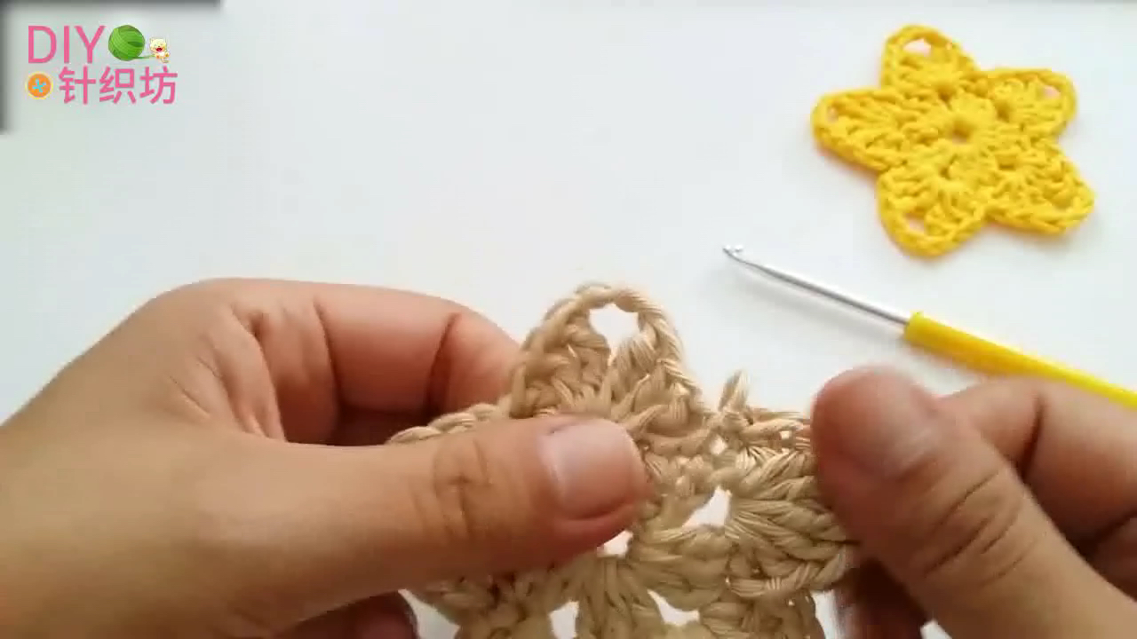 简单好看毛线杯垫,针织杯垫教程新手简单款