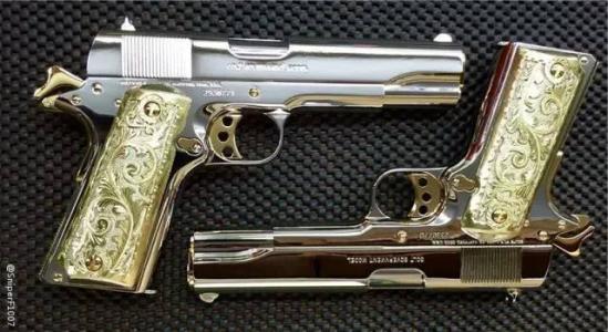 最厉害手枪研发公司设计的经典之作——柯尔特M1911A1手枪！