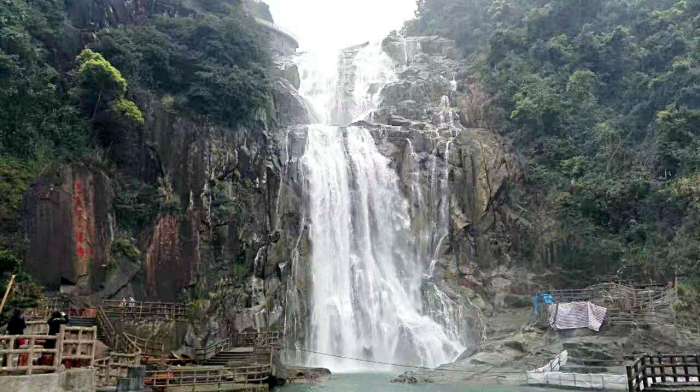 梅州天然瀑布图片,梅州粤东第一瀑布