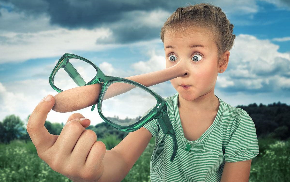 说谎鼻子会变长难哄,人说谎时鼻子不会变长但会缩小