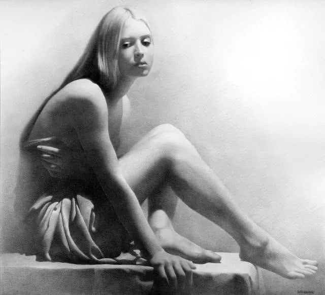 性感、曼妙、婀娜多姿,让人挪不开眼睛的女性人体素描