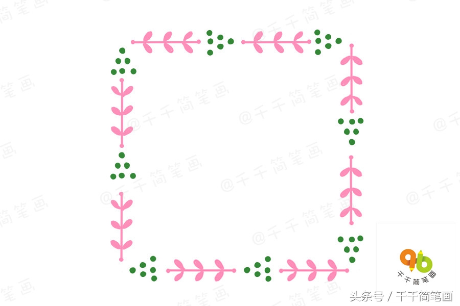 手账边框简单可爱分界线,手账中用的简易边框精美好看可爱