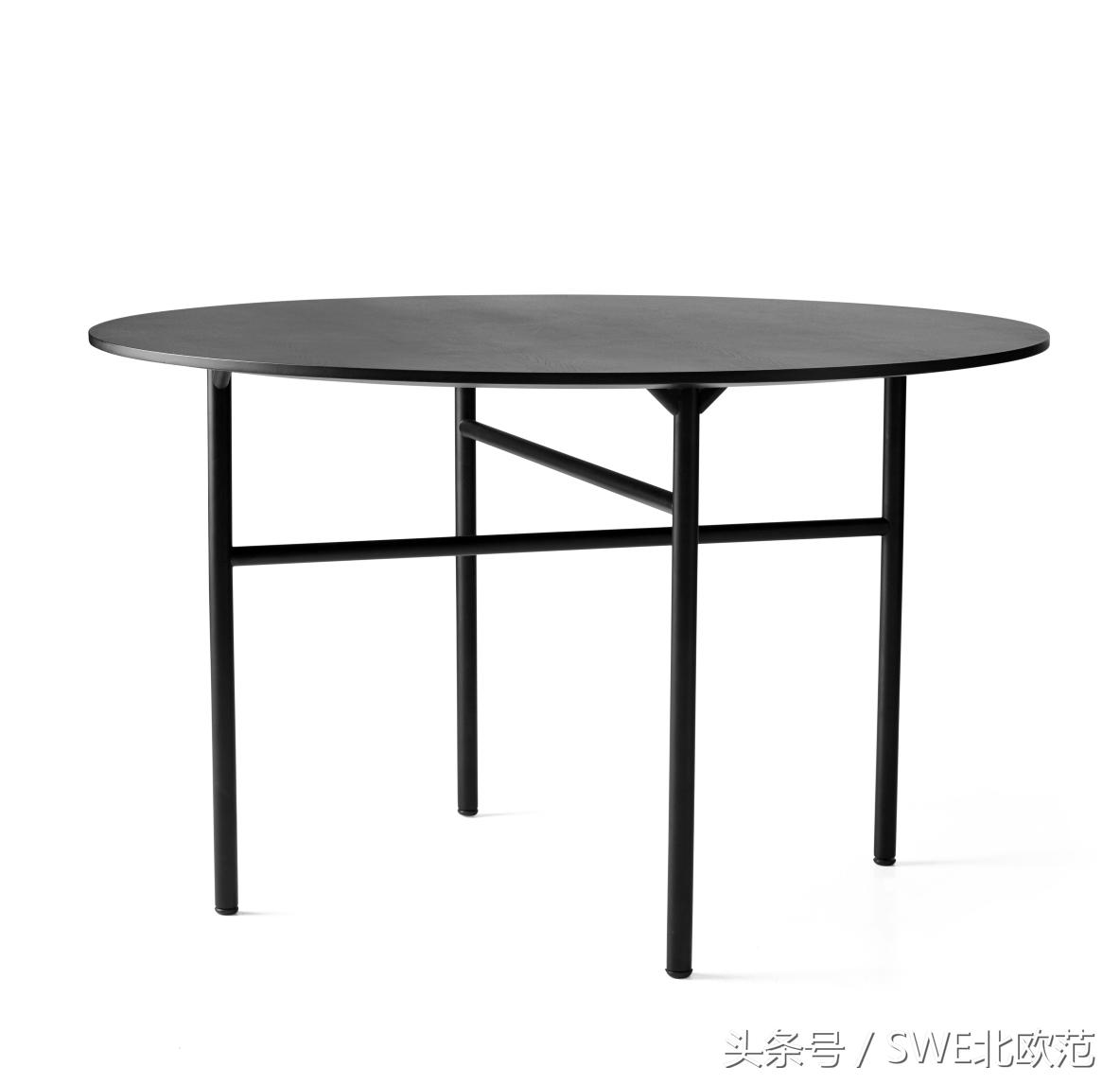 2.7米宽的餐厅怎么放圆餐桌,北欧实木圆餐桌