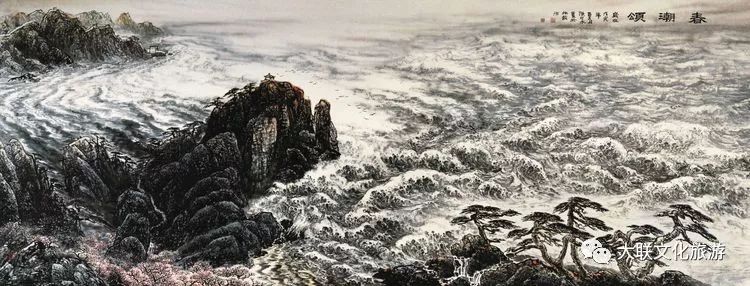 北派山水名家邀请展,荆山楚水山水作品欣赏