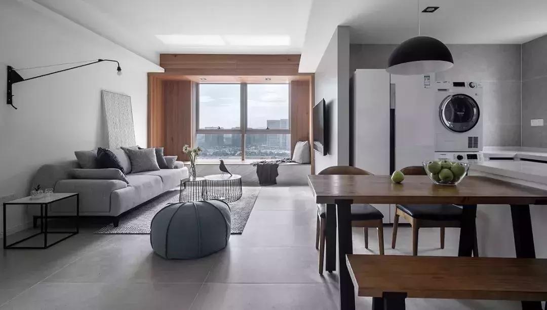 简约灰色地砖配什么沙发,灰色地砖效果图大全简约