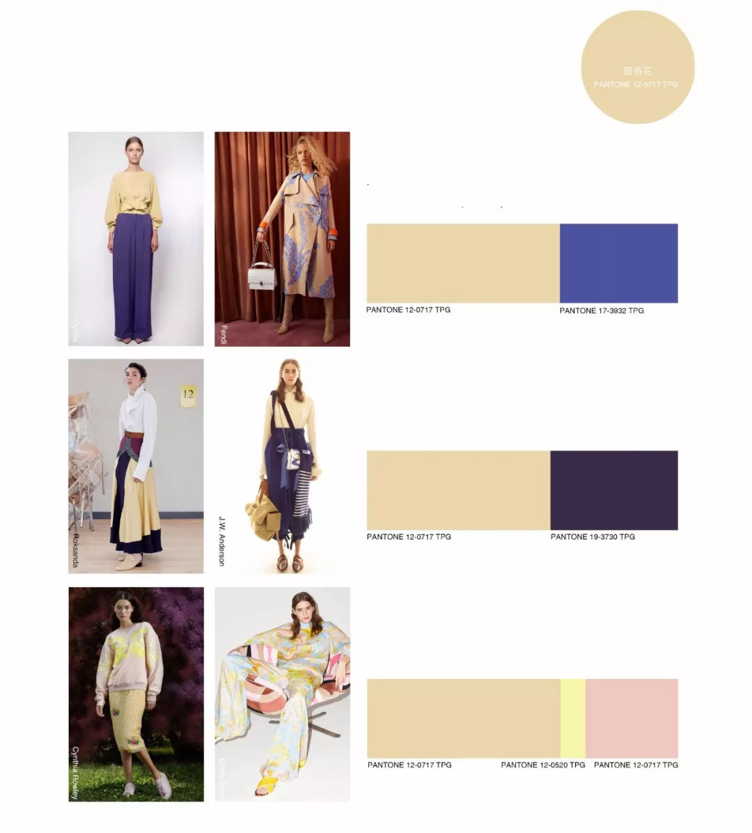 2020年服装t台流行色,女装店t台流行趋势