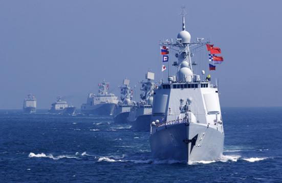 全球目光聚集黄海,全世界关注中国海军
