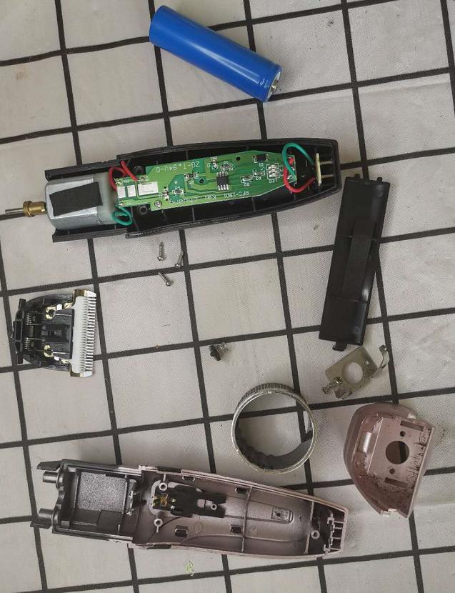 电动理发器推头结构图,理发器的刀头的制作原理