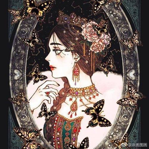 韩国画师线稿细节,韩国插画师画作图片