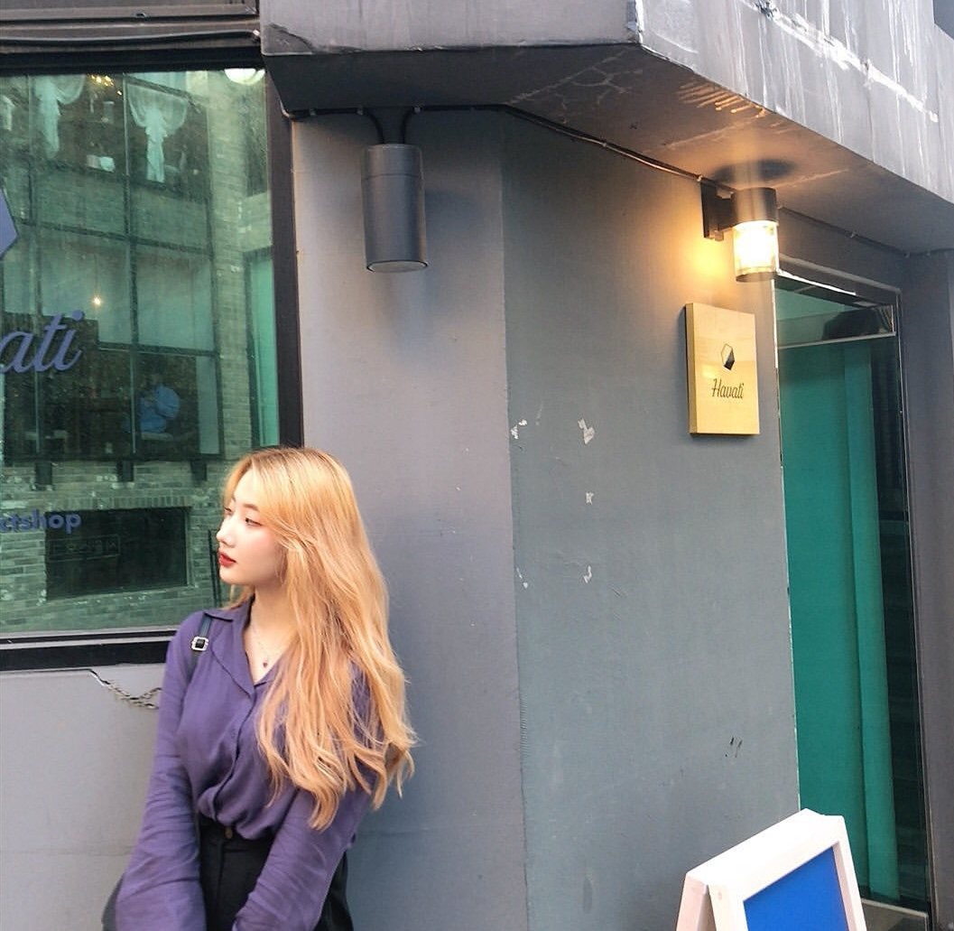 浅色系长发型,浅色系发色不漂长发怎么办