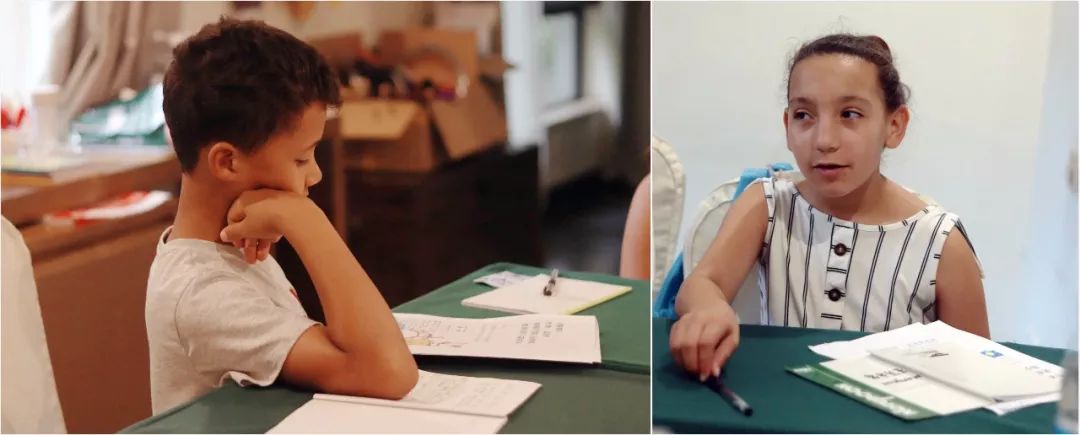 番薯汉桥夏令营进行时|书法剪纸绘画设计篮球和吃西瓜比赛