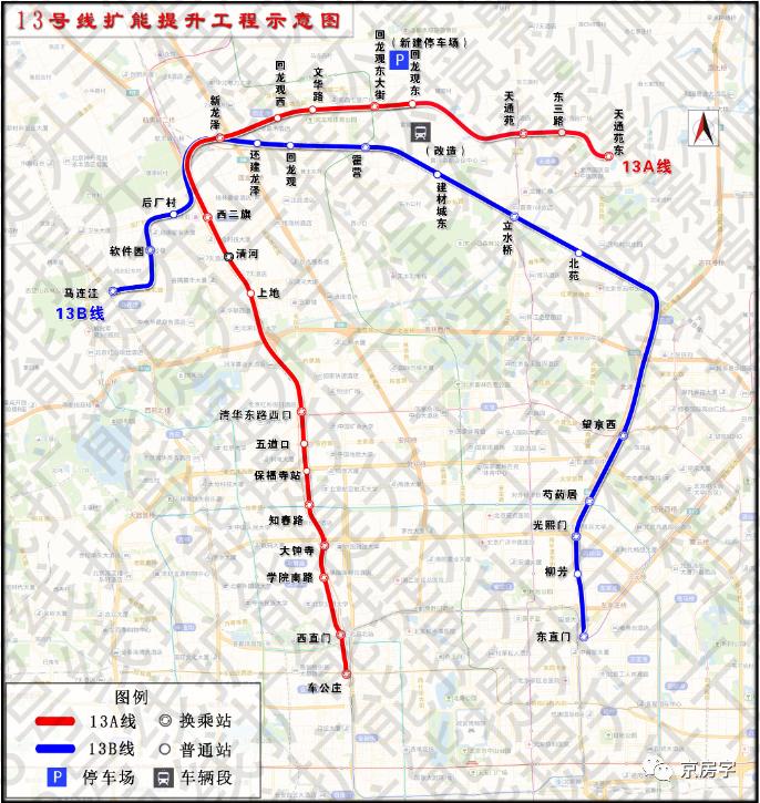 深圳地铁13号线站点全程路线图,天津地铁13号线站点全程路线图