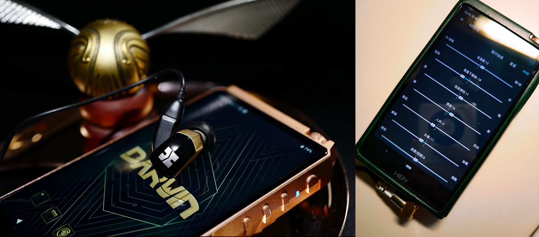 便携播放器海贝rs6跟山灵m6对比,海贝hibyrs6播放器测评