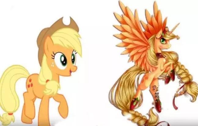 小马宝莉6个主角的可爱标志换了,小马宝莉五大天角兽