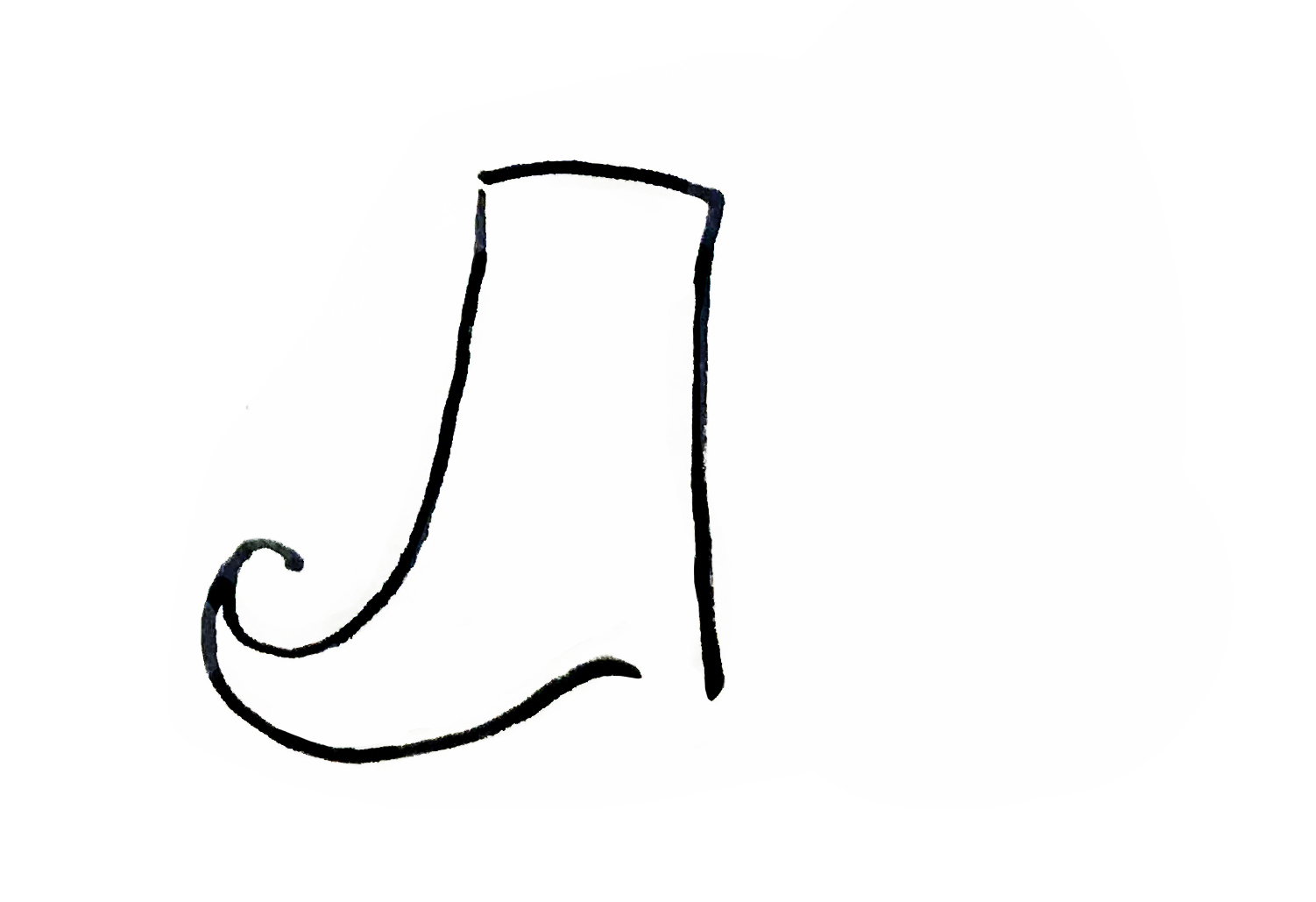 儿童鞋简笔画图片大全,各种各样的鞋简笔画