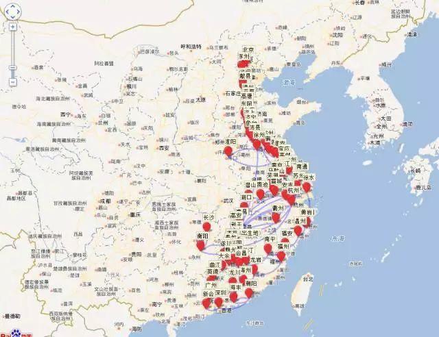 古代诗人一生到过的地方,古代诗人旅行足迹地图