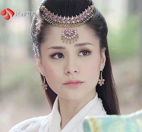 无刘海古装发型编发,古装编发齐刘海