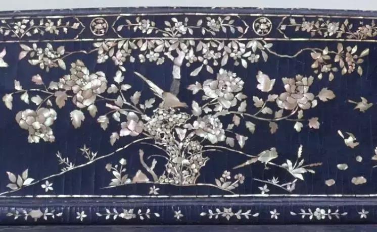 90年代镶嵌螺钿工艺,螺钿镶嵌玉盘