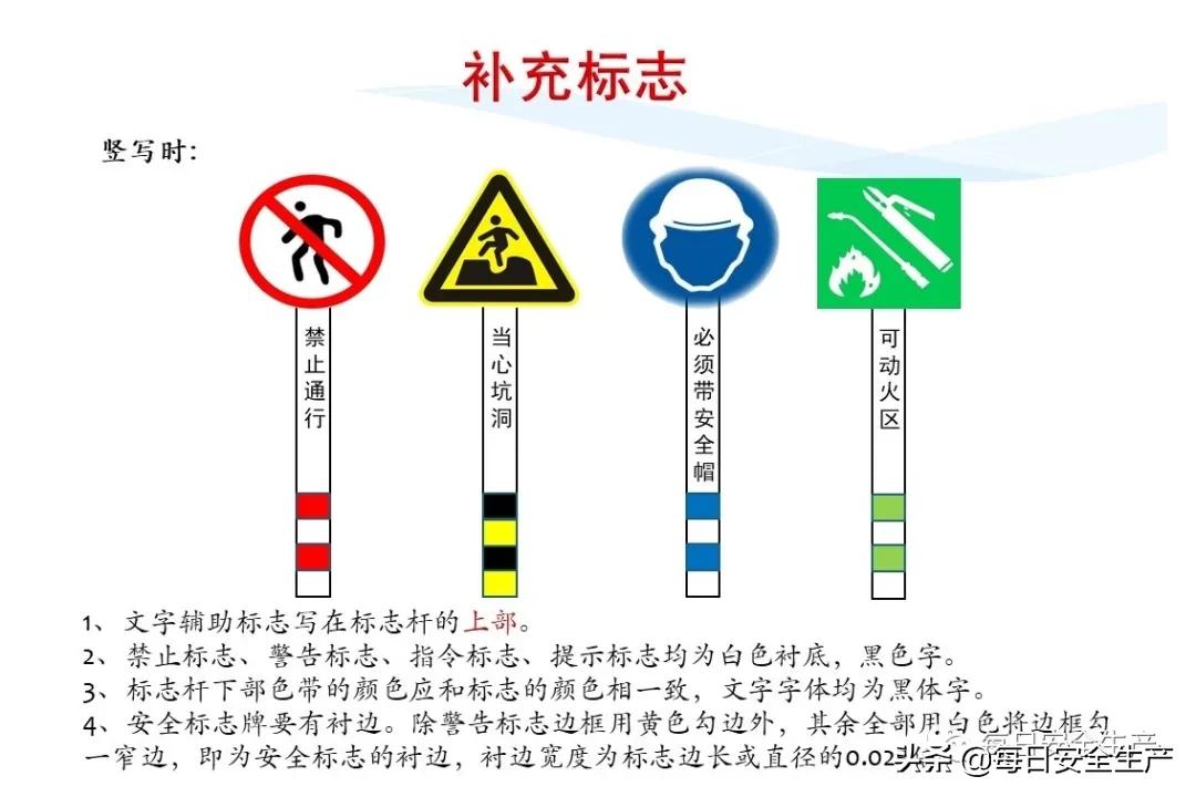 安全标志分类有补充标志吗,最新安全标志设置要求及标准